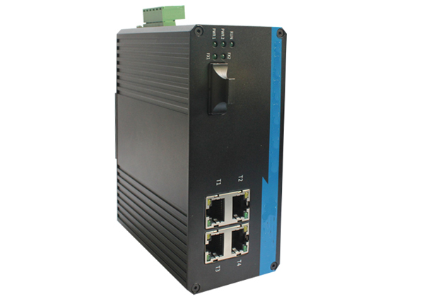 千兆1光4電工業級光纖收發器 功能、應用與廣州漢信通信廠家解析